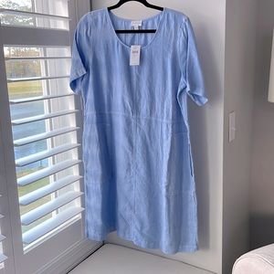 J Jill pale blue dress. Size M.